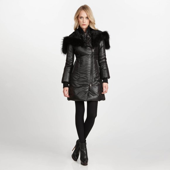 Mackage Jackets & Blazers - Mackage Liz Long Fur Lined Split Hood Puffer Parka